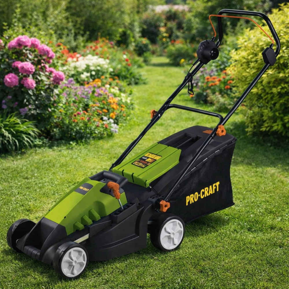 Газонокосарка електрична асинхронна Procraft NM2100  1400 Вт,Електричні газонокосарки 3000 об хв Львів - фото 1