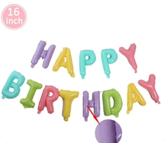 Happy Birthday фольговані кулі Київ - фото 1