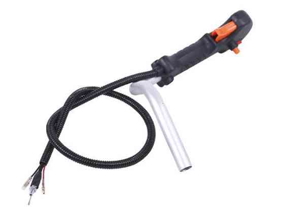 Рукоятка правая в сборе (широкий курок) для бензокосы Мукачево