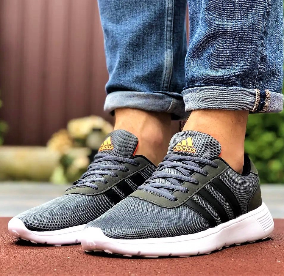 Кросівки Adidas Чоловічі Сірі Адідас BOOST (розміри: 41,42) Відеовідвідвід Дніпро - фото 2