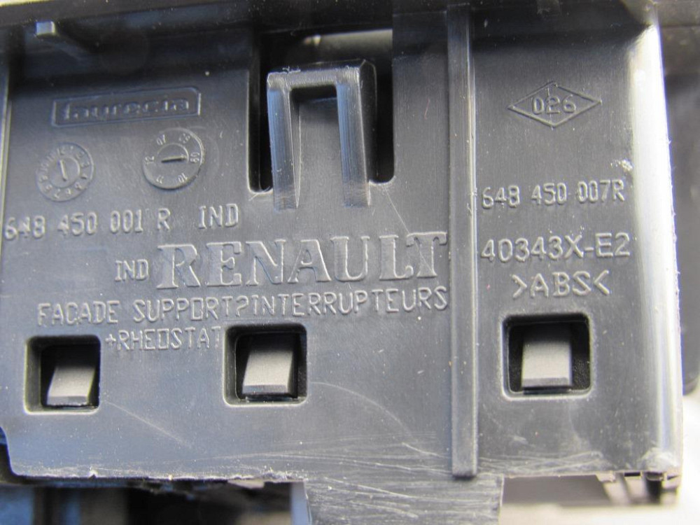 Перемикач коректор фар Renault Scenic III 2009-2016 (648450001R) Ковель - фото 1