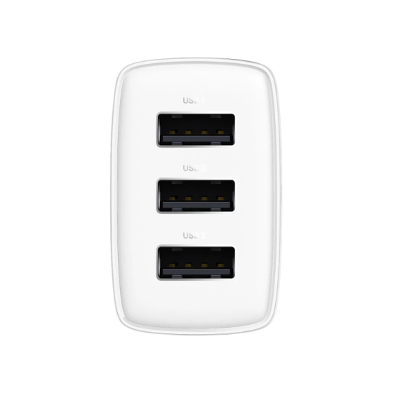 Сетевое зарядное устройство Baseus Compact Charger 3U 17W EU, цвет белый CCXJ020102 Одесса