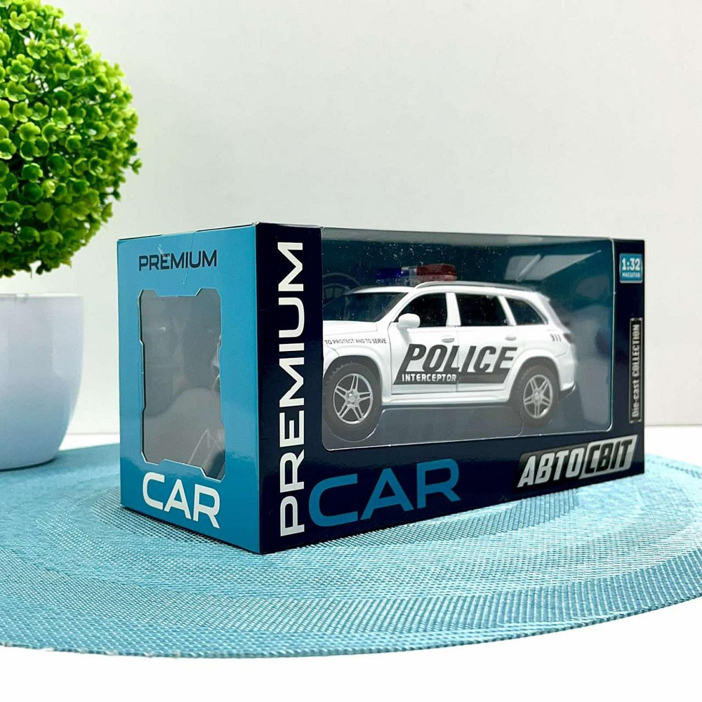Машина Автосвіт Mercedes gls інерційна відчиняються двері 16.5 см Біла (AP-1957) Чернигов - изображение 9