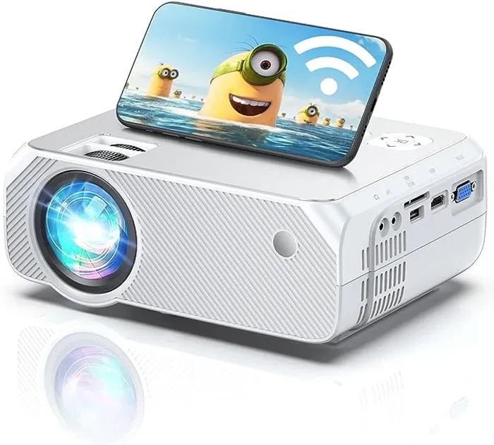 Портативний міні-проектор Bomaker GC355 HD LED 6500 Лм Wi-Fi с динамиками для домашнього кінотеатру 1080P Full HD Дніпро - фото 3