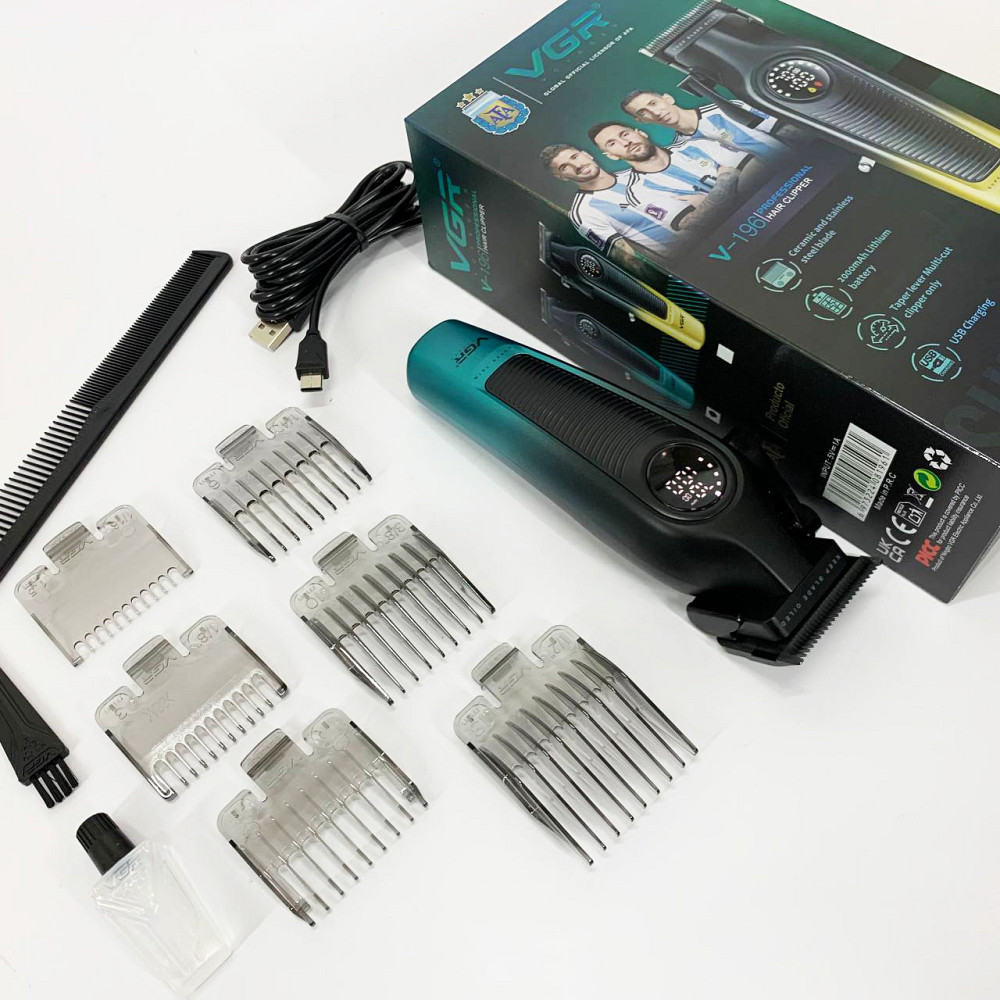 Практична машинка для стрижки волосся VGR, Машинка для видалення волосся на обличчі IP-26 Київ - фото 3
