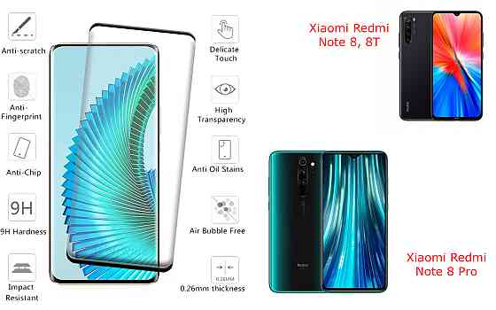 Захисне скло HyperGlass Pro для Xiaomi Redmi Note 8, 8T, 8 Pro – максимальна чутливість та захист Київ