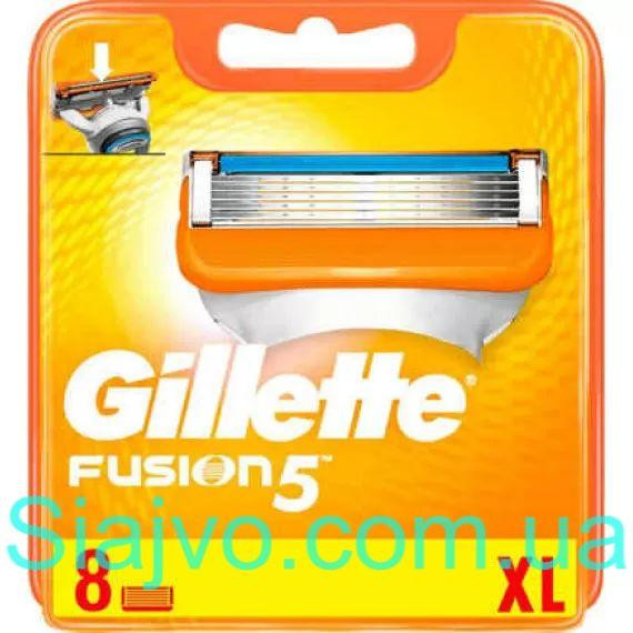 Леза до бритви Gillette Fusion, 8 шт. (Німеччина) Gillette Fusion Manual Rasierklingen, 8 St Львів - фото 1