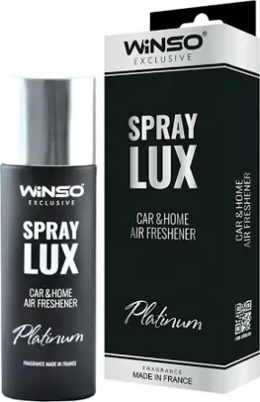 Освіжувач повітря WINSO Spray Lux Exclusive 55 мл Platinum — стильна свіжість для вашого авто та приміщень Ковель