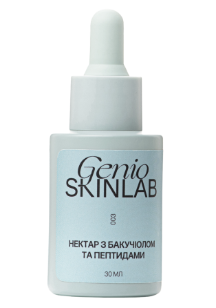 НЕКТАР З БАКУЧІОЛОМ ТА ПЕПТИДАМИ GENIO SKINLAB, 30 мл Дніпро