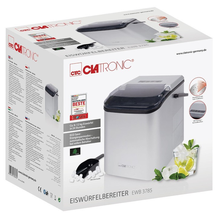 Ледогенератор 1.5 литра для приготовления льда Clatronic EWB (3785) Нововолынск - изображение 10