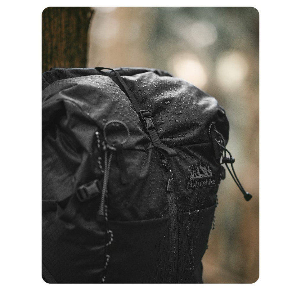 Рюкзак туристичний Naturehike Helium CNK2300016, 30+5 л, чорний Київ - фото 3