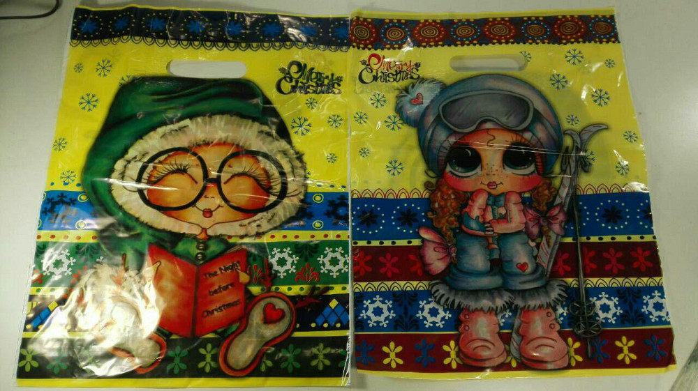 Пакет с прорезной ручкой (30*37+3) Н.Год 