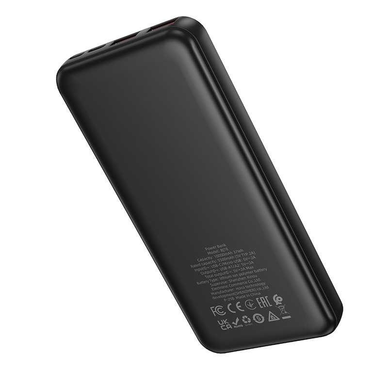 Внешний аккумулятор BOROFONE BJ78 Clever power bank(10000mAh) Black Киев - изображение 4