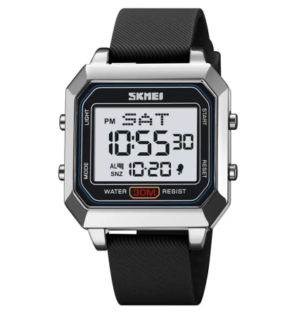 Часы мужские спортивные наручные Skmei 2150 Серебристый Киев