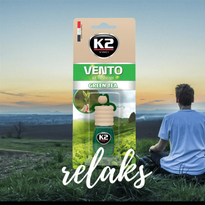 Ароматизатор для автомобиля K2 VINCI VENTO GREEN TEA 8ML (V452) Винница - изображение 4