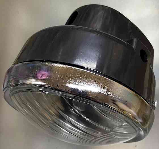 Фара (в зборі) Alpha (кругла, чорна) Мукачево