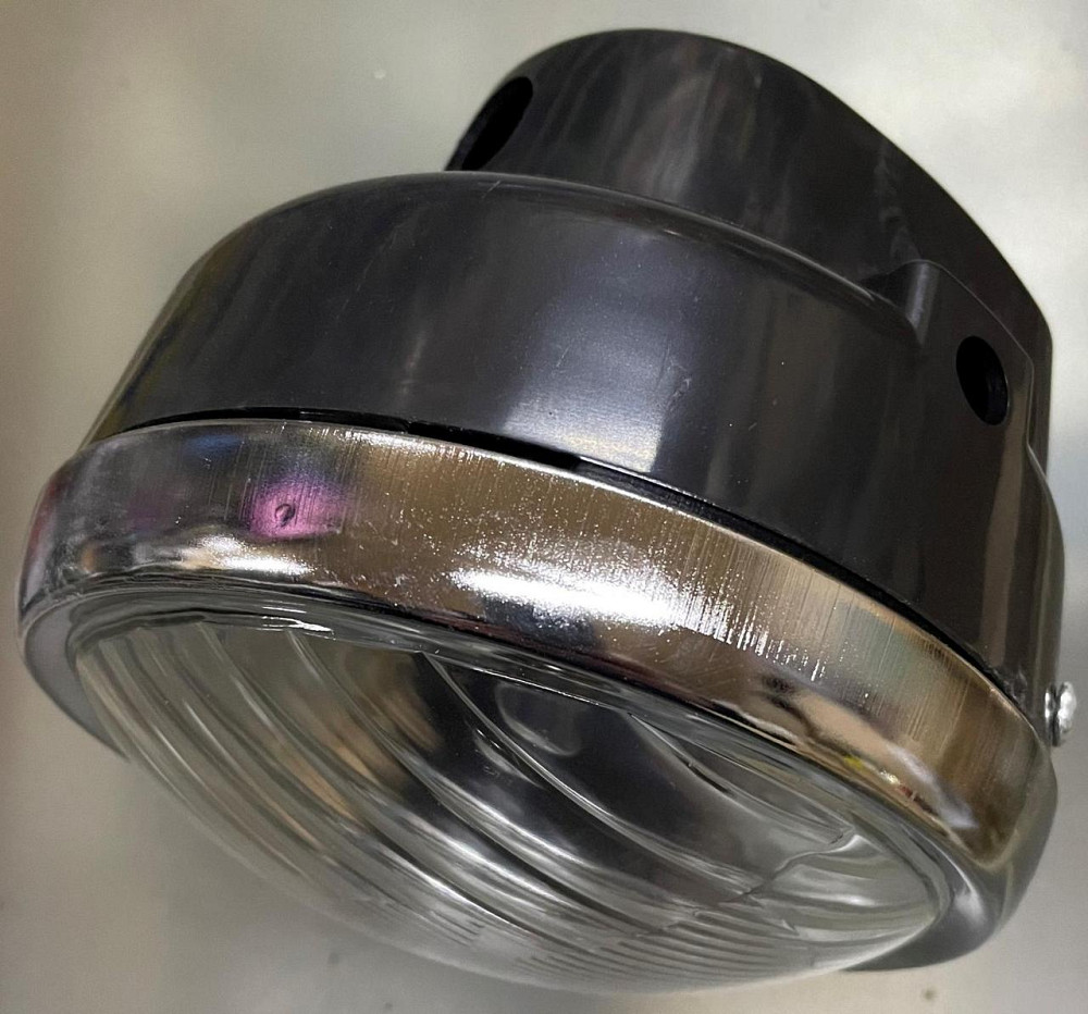 Фара (в зборі) Alpha (кругла, чорна) Мукачево - фото 1