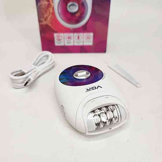 Бритва для депиляции 3 в 1, Аккумуляторный эпилятор с насадками для разных зон, Электробритва депилятор JQ-59 Львов