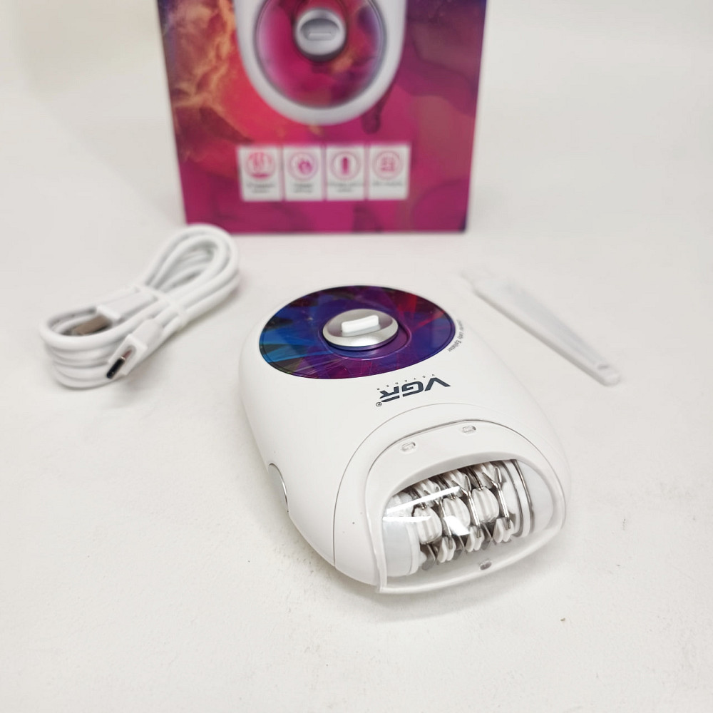 Бритва для депиляции 3 в 1, Аккумуляторный эпилятор с насадками для разных зон, Электробритва депилятор JQ-59 Львов - изображение 5