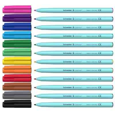 Фломастеры Schneider COLORINA F (линия 1 мм), 12 цветов (S193091) Винница