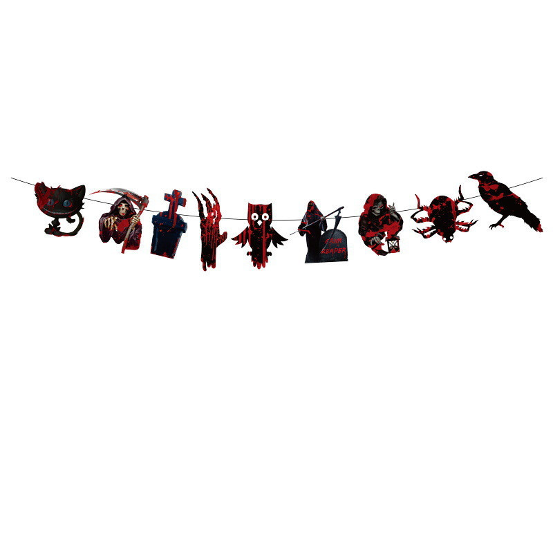 Гирлянда Хэллоуин на стенку или окно 3 м разноцветный Киев - изображение 1