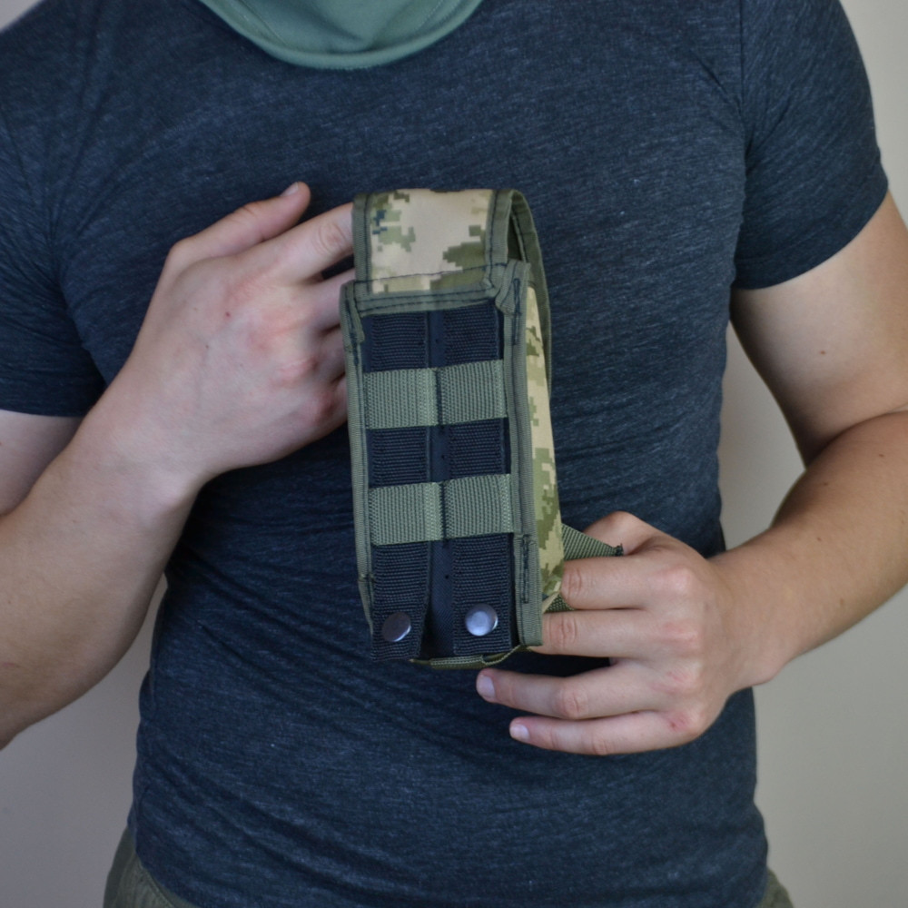 Підсумок на 2 магазини подвійний із кордури піксель MOLLE тактичний AW-37 Івано-Франківськ - фото 10