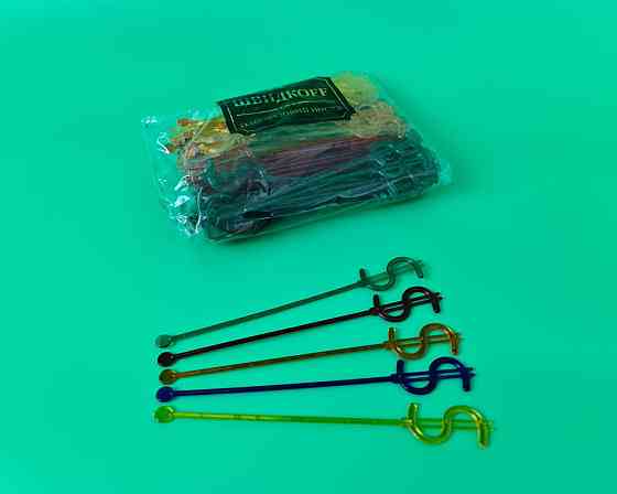 Пластиковая Мешалка для коктейлей