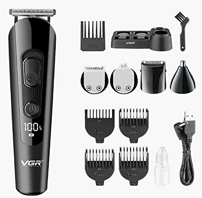 Машинка для стрижки 5 в 1 VGR V-175, чорна Вінниця - фото 1