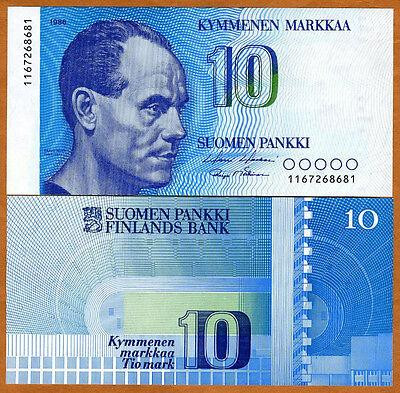 Финляндия / Finland 10 Markkaa 1986 Pick 113 UNC Полтава - изображение 1