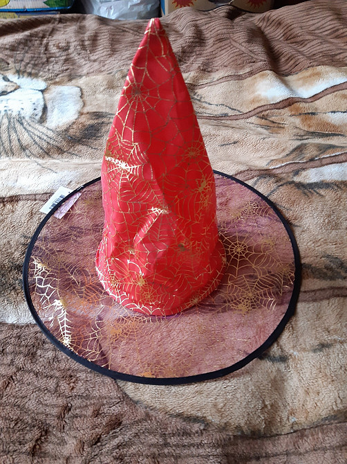 Хеловін декор обруч З дефектом one size червоний Київ - фото 1