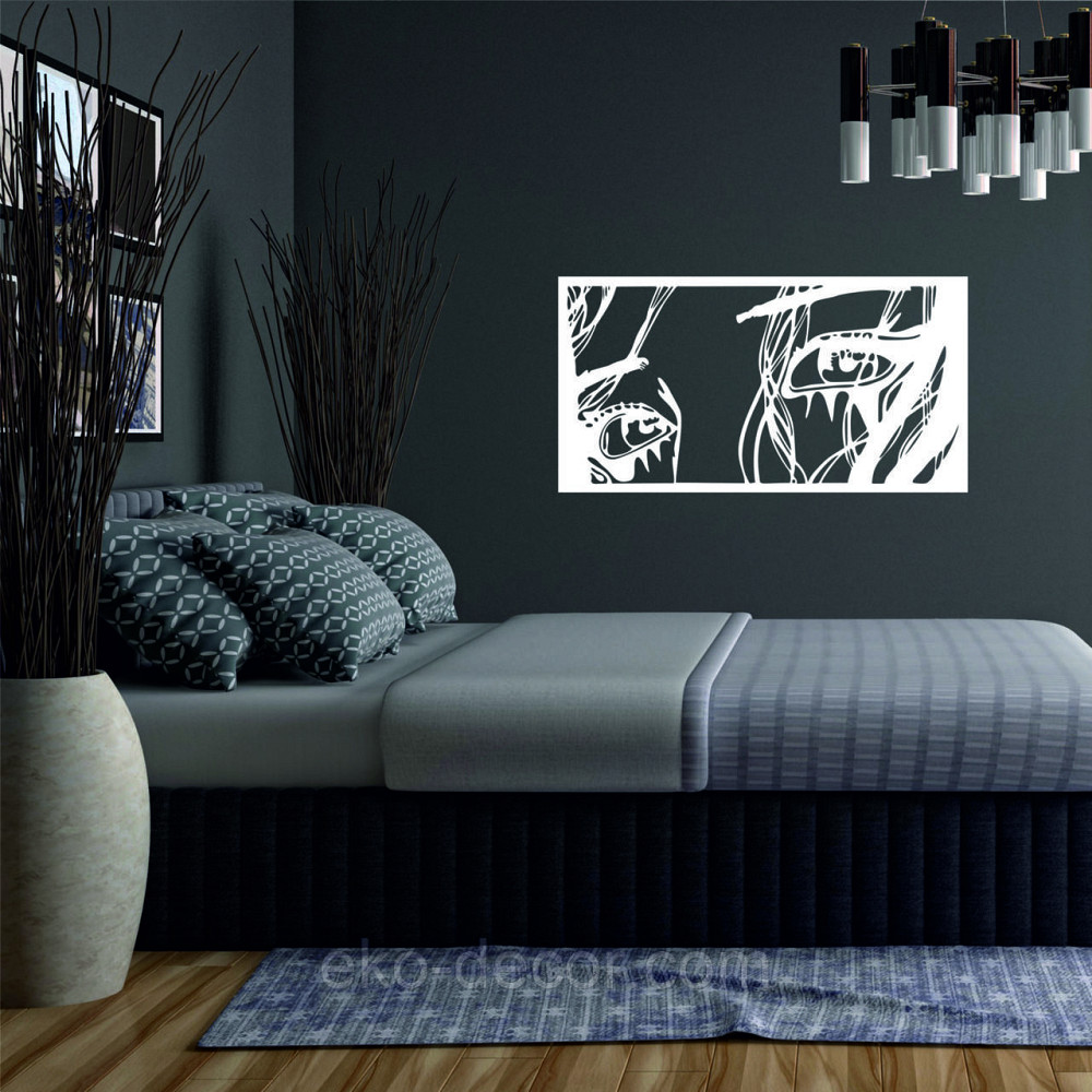 Декоративное настенное Панно «Девушка» Декор на стену 90*47 см, Белый Киев - изображение 2