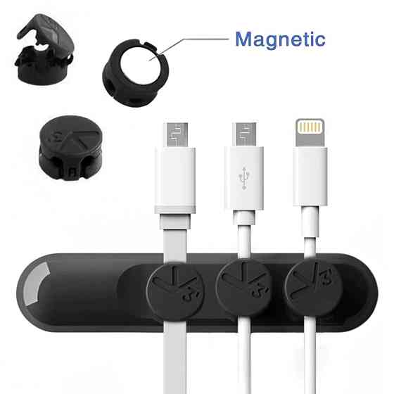 Декоратор проводів Xiomi Bcase Magnetic Desktop Cable Clip (Рожевий) Николаев