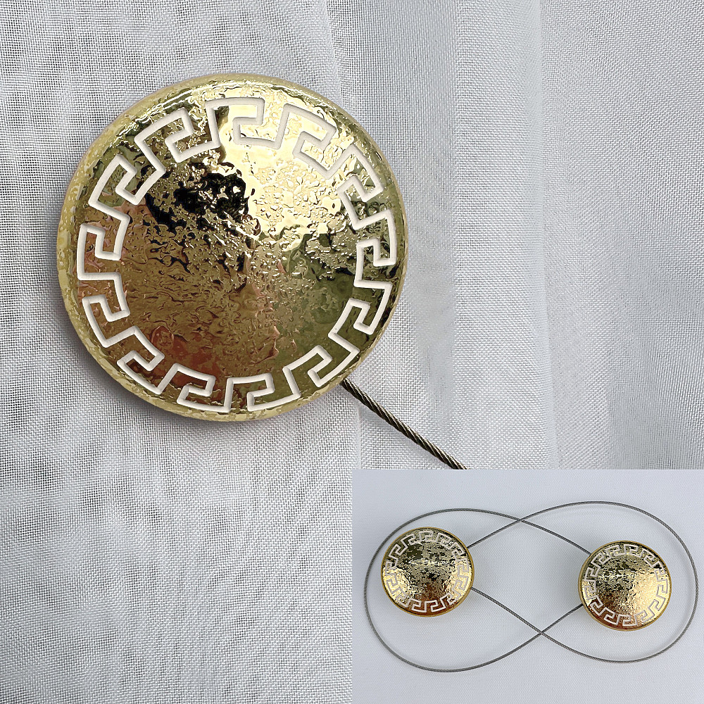 Магниты для штор и гардин Афина 2 шт Золотистый (81-268) Киев - изображение 1