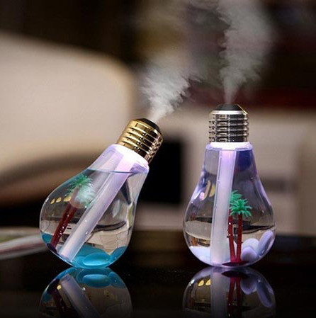 Зволожувач повітря лампа Bulb сріблястий Київ - фото 2