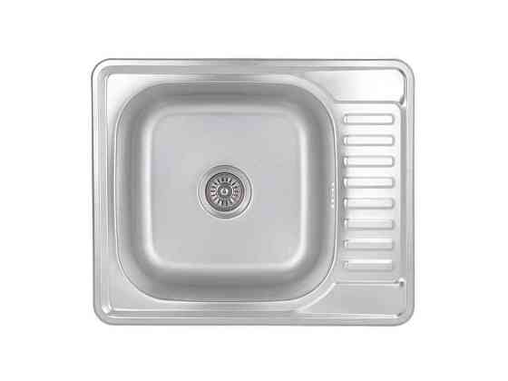 Мойка врезная 580х480х180мм 1 5848, Micro Decor 0,8мм BRIN5848MDEC08 ТМ Brindex Киев