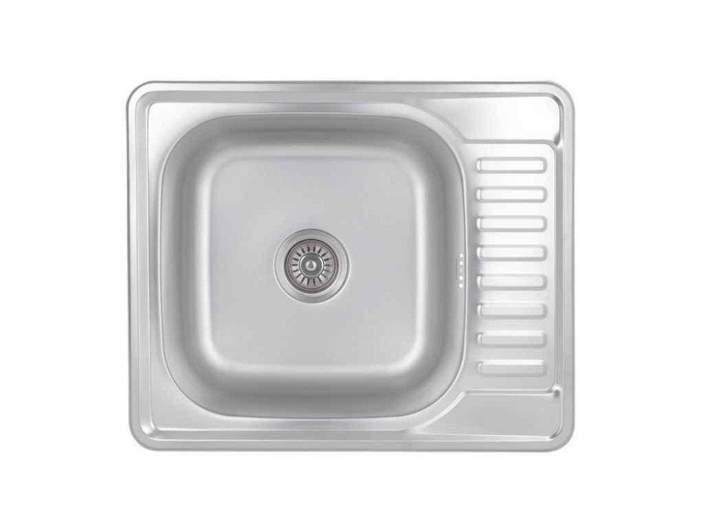 Мойка врезная 580х480х180мм 1 5848, Micro Decor 0,8мм BRIN5848MDEC08 ТМ Brindex Киев - изображение 1
