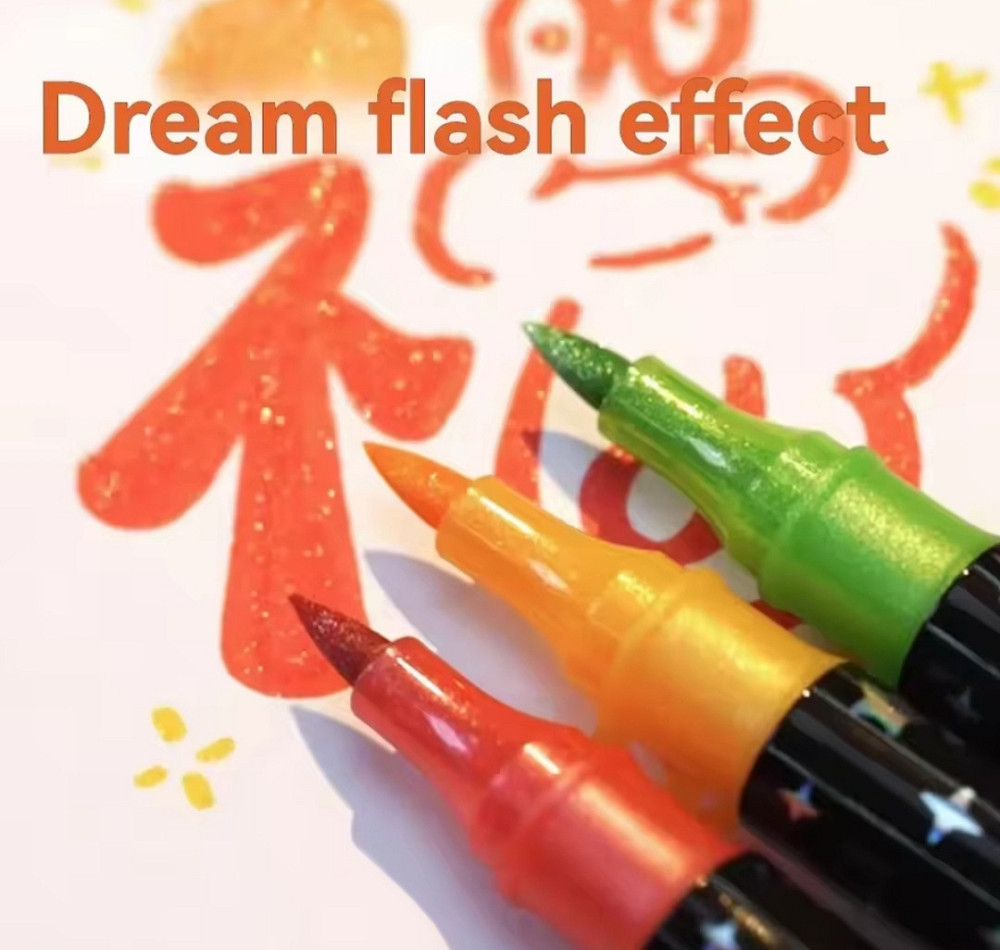 Глитер Маркеры 24шт Київ - фото 4