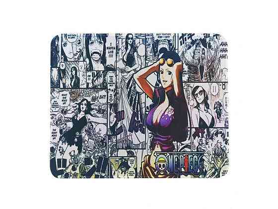 Коврик для мышки 250x210мм аниме One Piece 6 с боковой прошивкой антискользящая основа ТМ GERLAX Киев