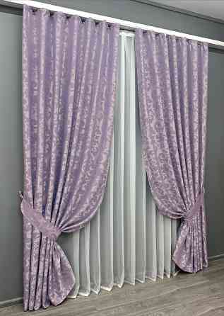 Комплект жаккардовых штор коллекция 