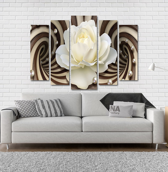 Модульная картина Абстракция Цветок Art-53_5 Киев - изображение 2