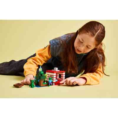 Конструктор LEGO Minecraft Будинок із вибухівки в джунглях (21275) Вінниця