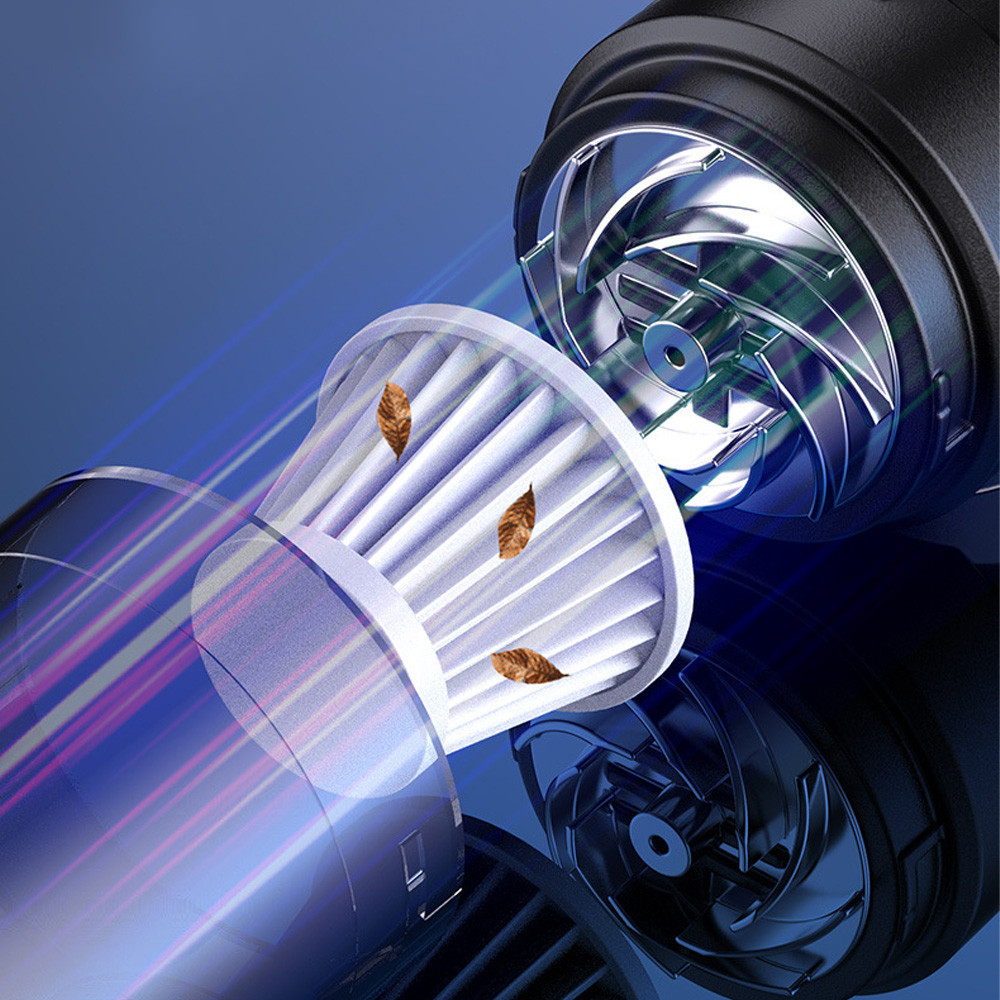 Автомобільний пилосос 6в1 + 4 насадки,USB,YT-M2042 SBR Київ - фото 8