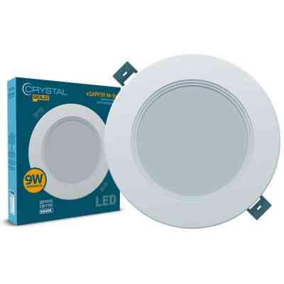 Светильник CRYSTAL GOLD SAPFIR M- 9W 6500K (DNL-026) Винница