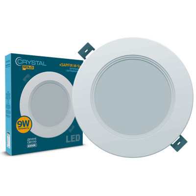 Светильник CRYSTAL GOLD SAPFIR M- 9W 6500K (DNL-026) Винница - изображение 1