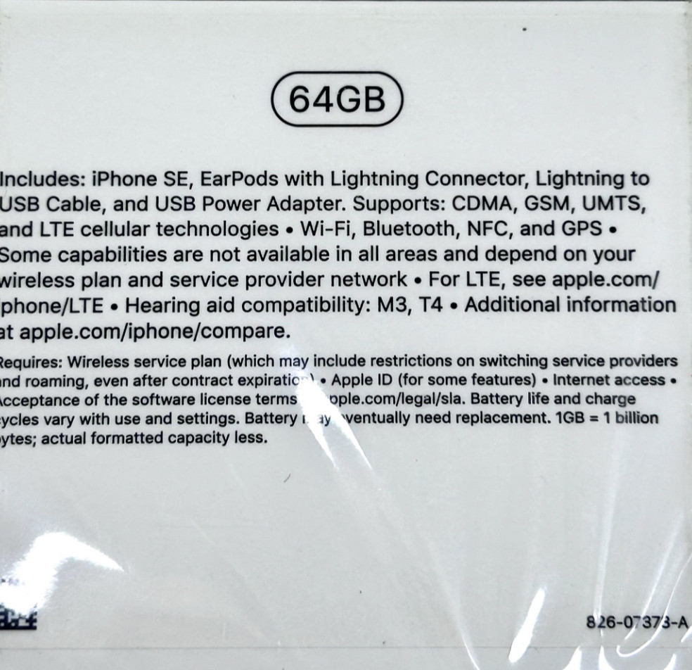Новий, запакований, неактивований, офіційний IPhone SE-2020 (SE-2 Gen./SE-2го покоління) Киев - изображение 1