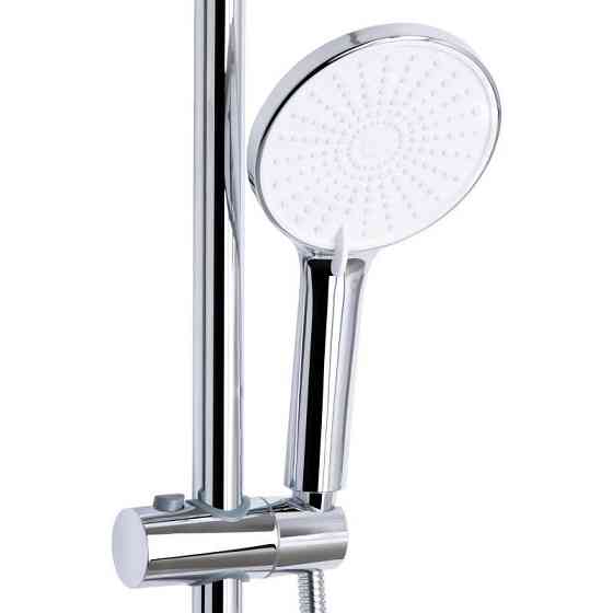 Душевая система для душа Qtap Jay на три потребителя (с изливом) QTJAY111CRW45555 Chrome/White, латунь Харьков