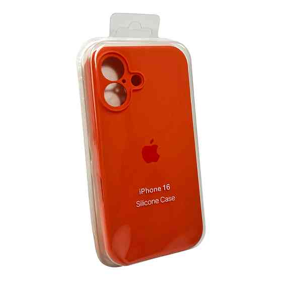Чохол для смартфона Silicone Full Case AA Camera Protect for Apple iPhone 16 52,Orange Київ