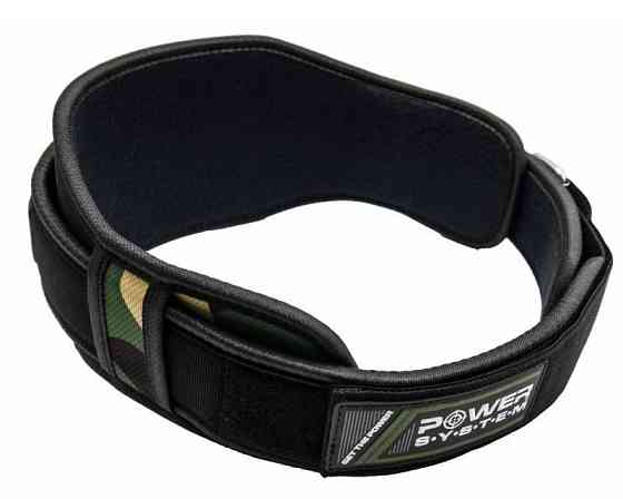 Пояс для важкої атлетики Power System PS-3220 Predator неопреновий Камуфляж S Київ
