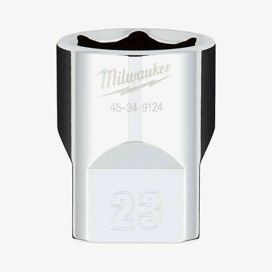 Головка хромированная метрическая 1/2'' MILWAUKEE, 23мм Одесса