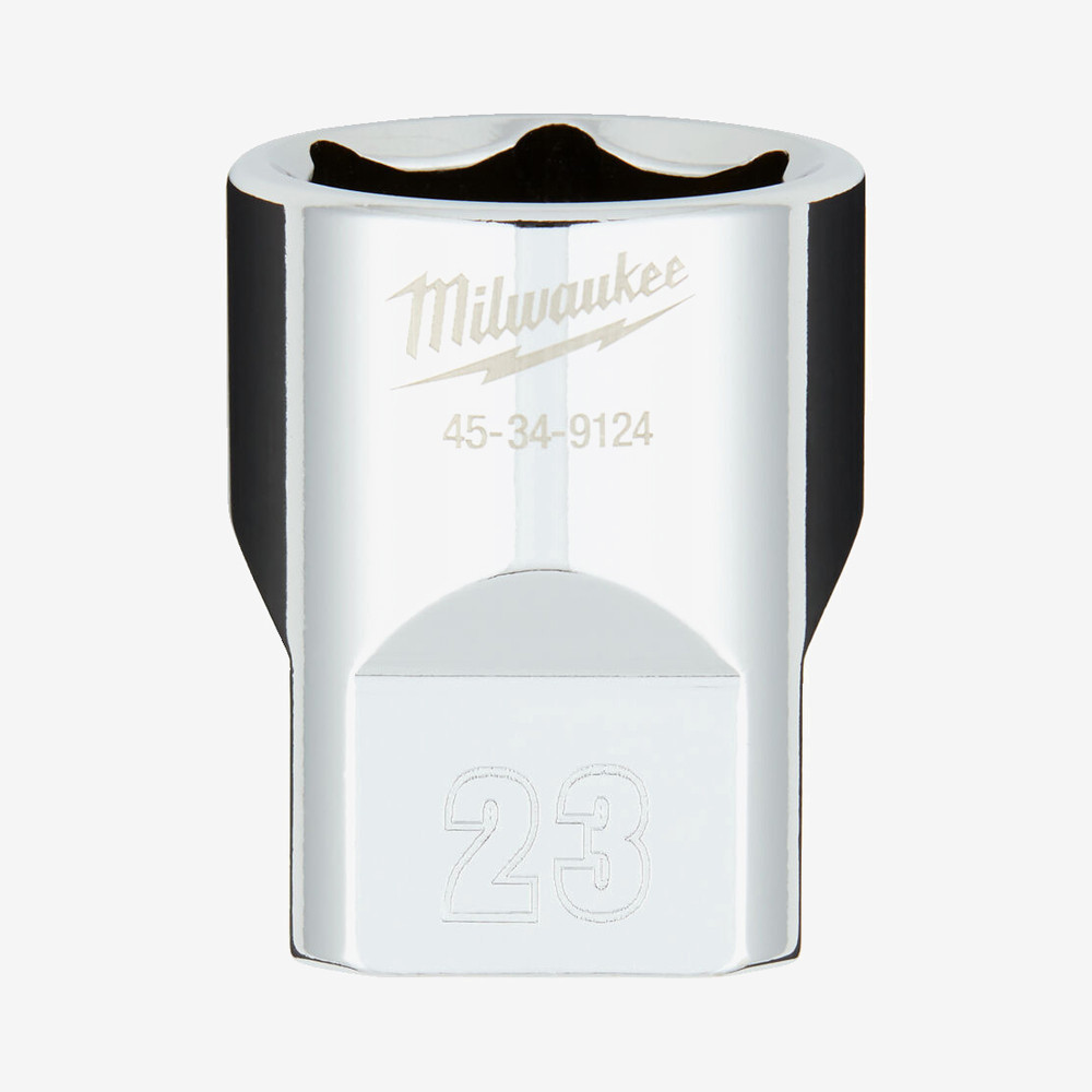 Головка хромированная метрическая 1/2'' MILWAUKEE, 23мм Одесса - изображение 1